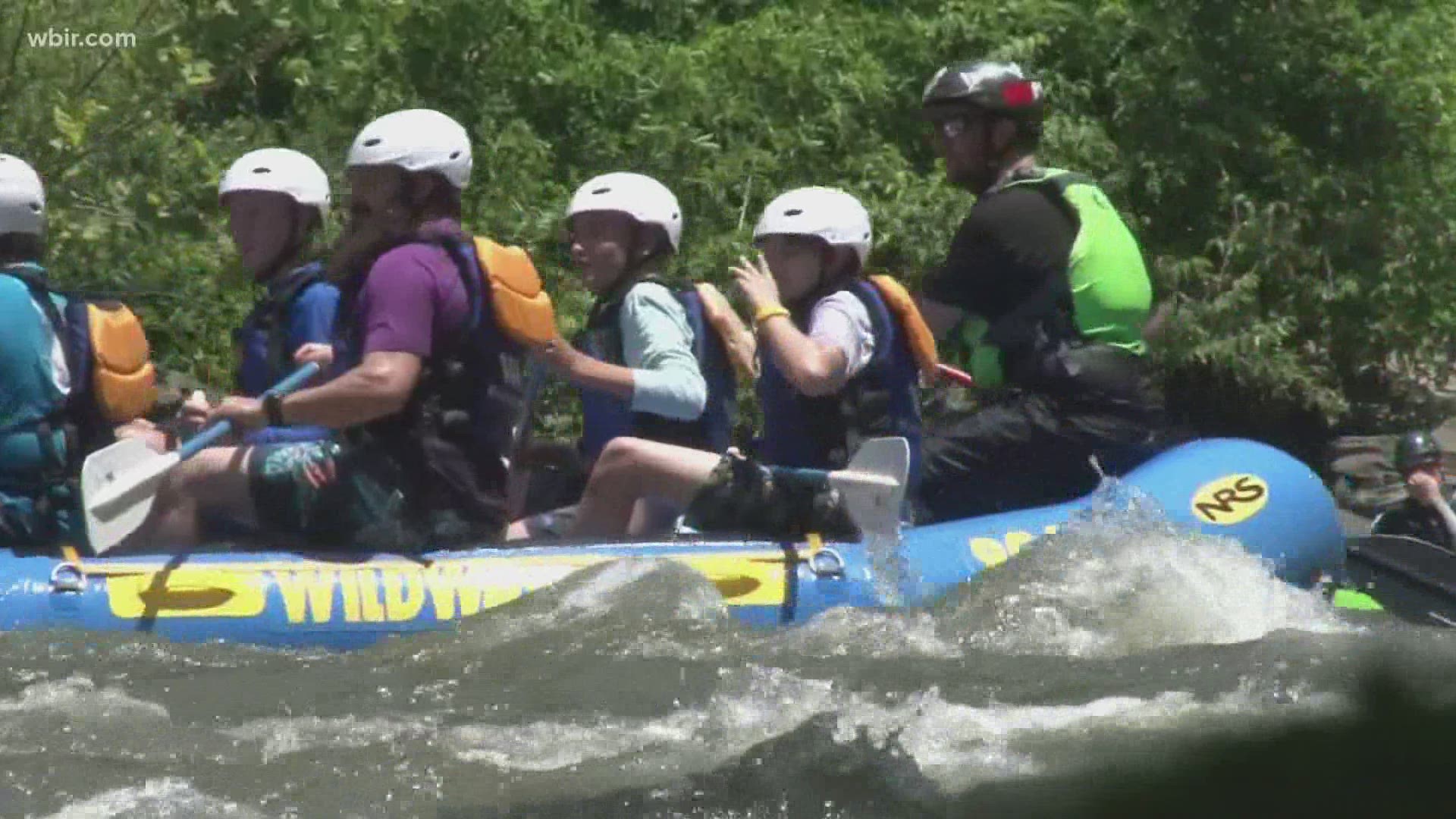 The pandemic delayed the usual white water rafting schedule, but Pigeon River companies are hopeful to get back on track while maintaining safety guidelines.
