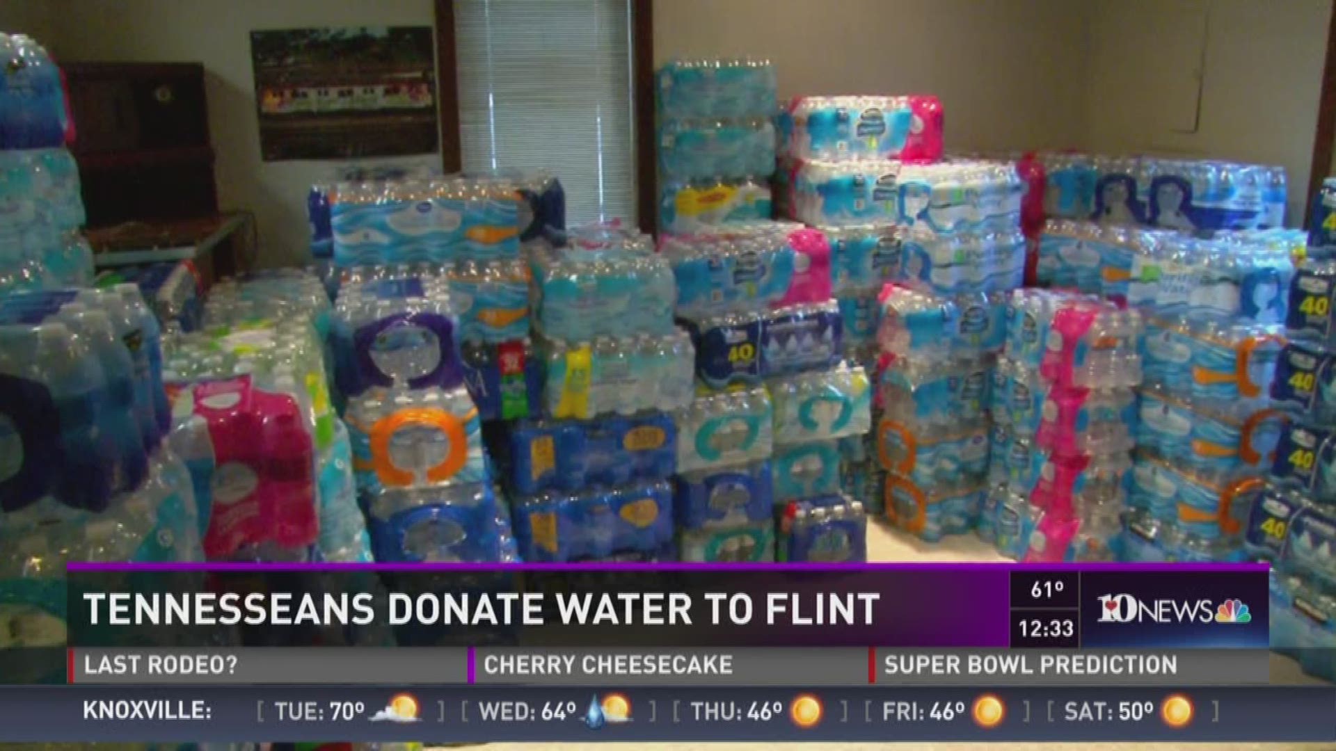 Use #TNWaterForFlint to share your donation to help those with contaminated water in Flint, Mich.