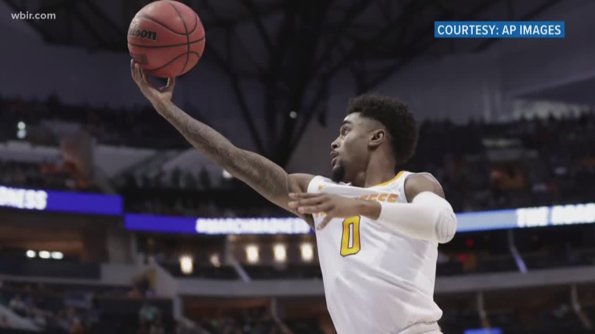 Tennessee narrowly loss to last year's Cinderella--- Loyola Chicago. Vol point guard Jordan Bone missed the final shot that could have won the game, and he's still devastated about it.