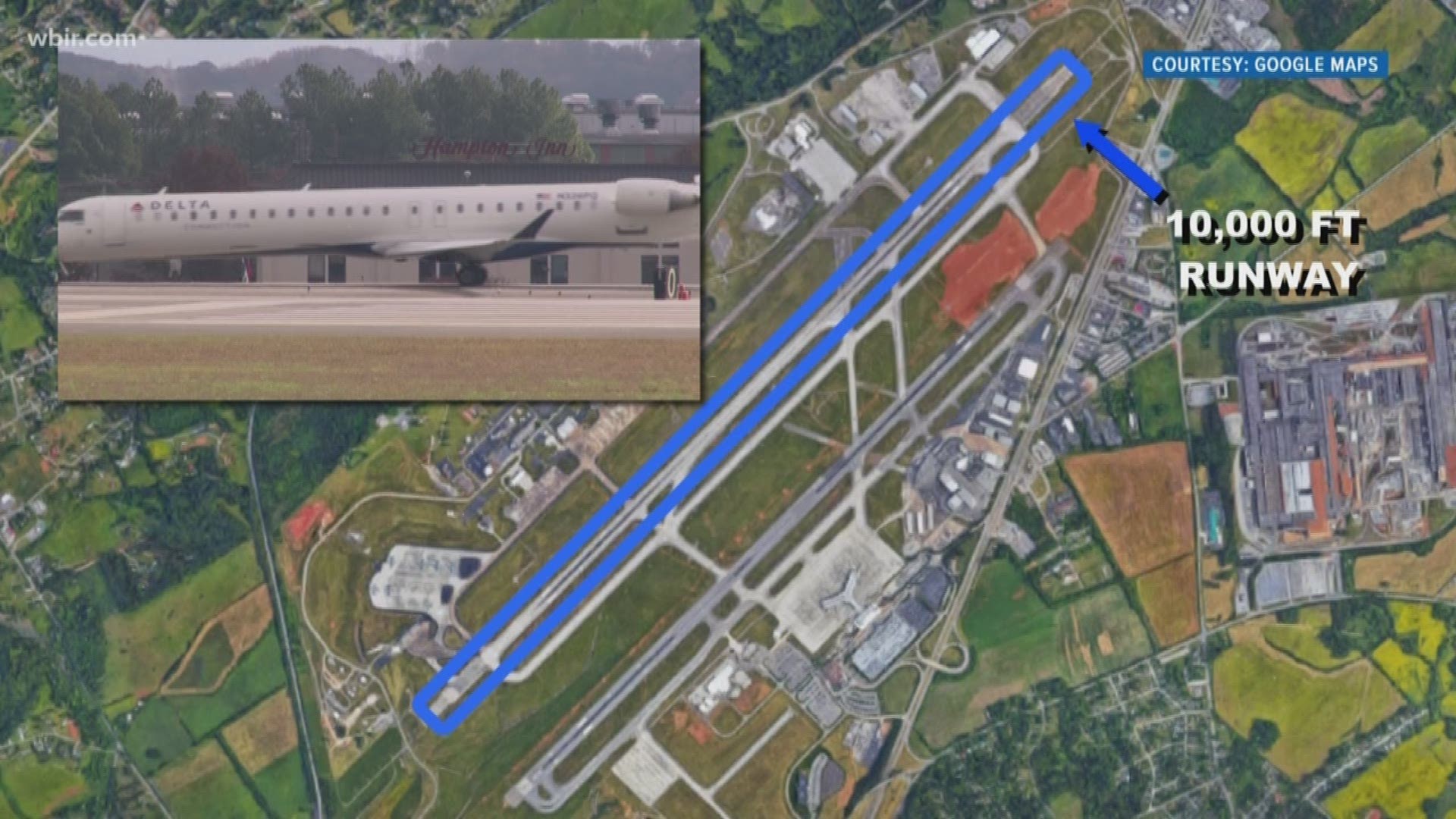 McGhee Tyson Airport announced today more upgrades coming to the Knoxville airport. It says the 10-thousand foot runway expansion is now complete, marking a milestone in its $110 million airfield modernization project.