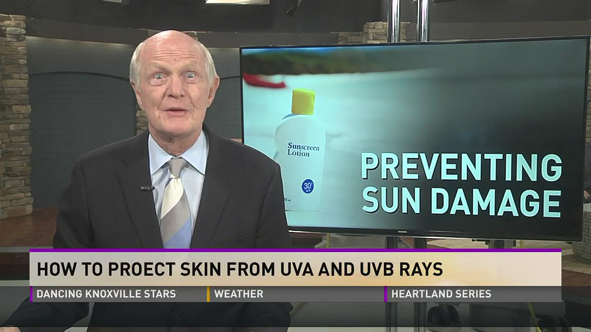 Dr. Bob tells you how to protect your skin from  some of those potentially harmful rays.