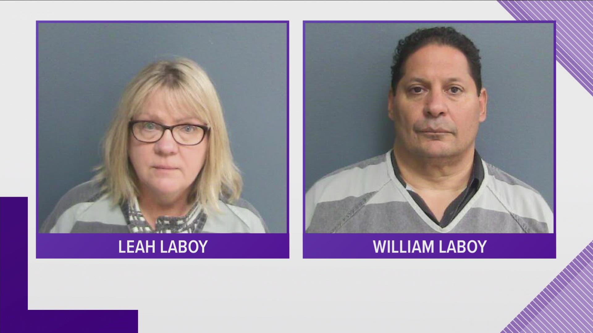 Records identify them as William and Leah Laboy.