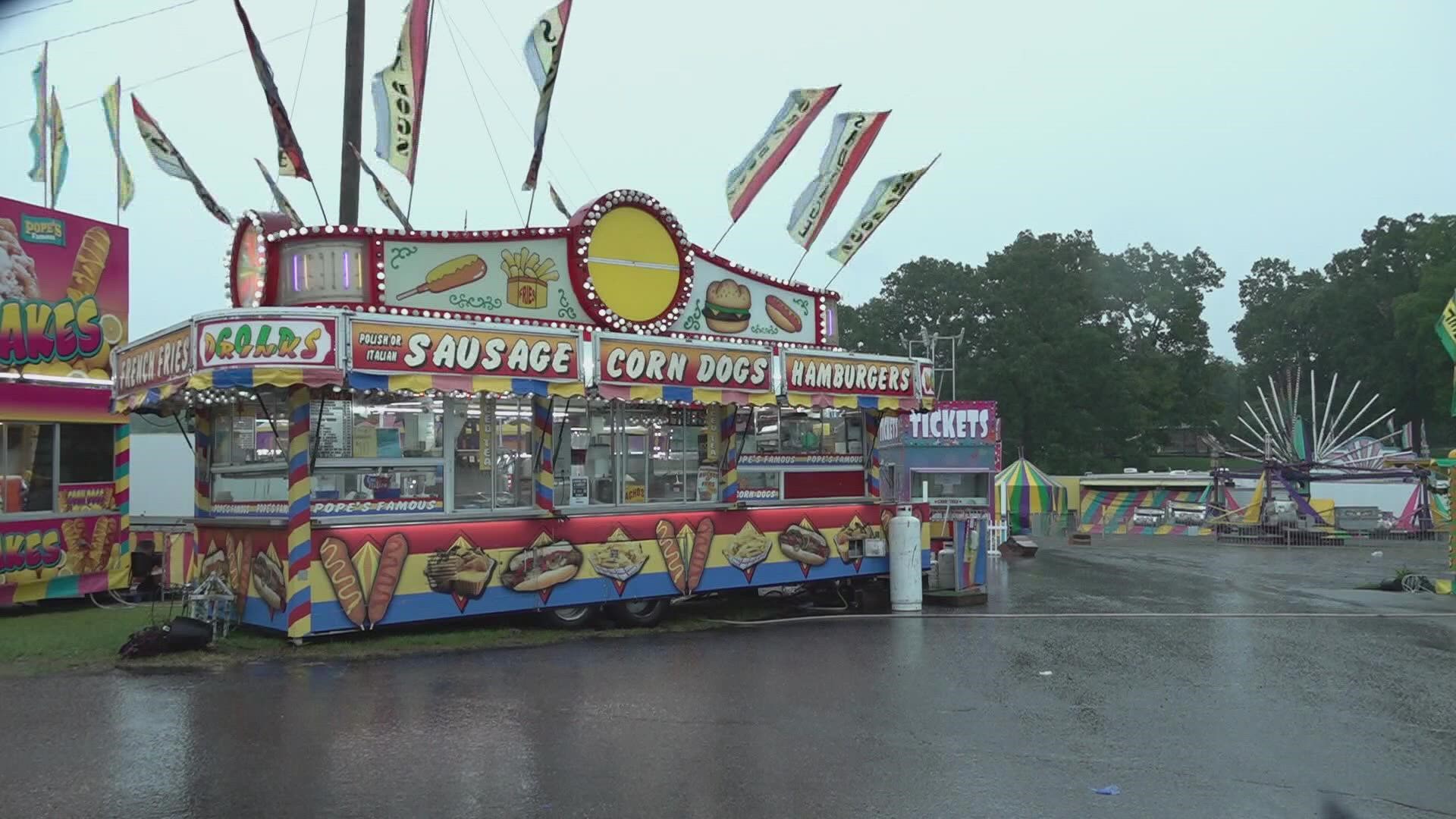 The Anderson County Fair had over $150,000 worth of damage.