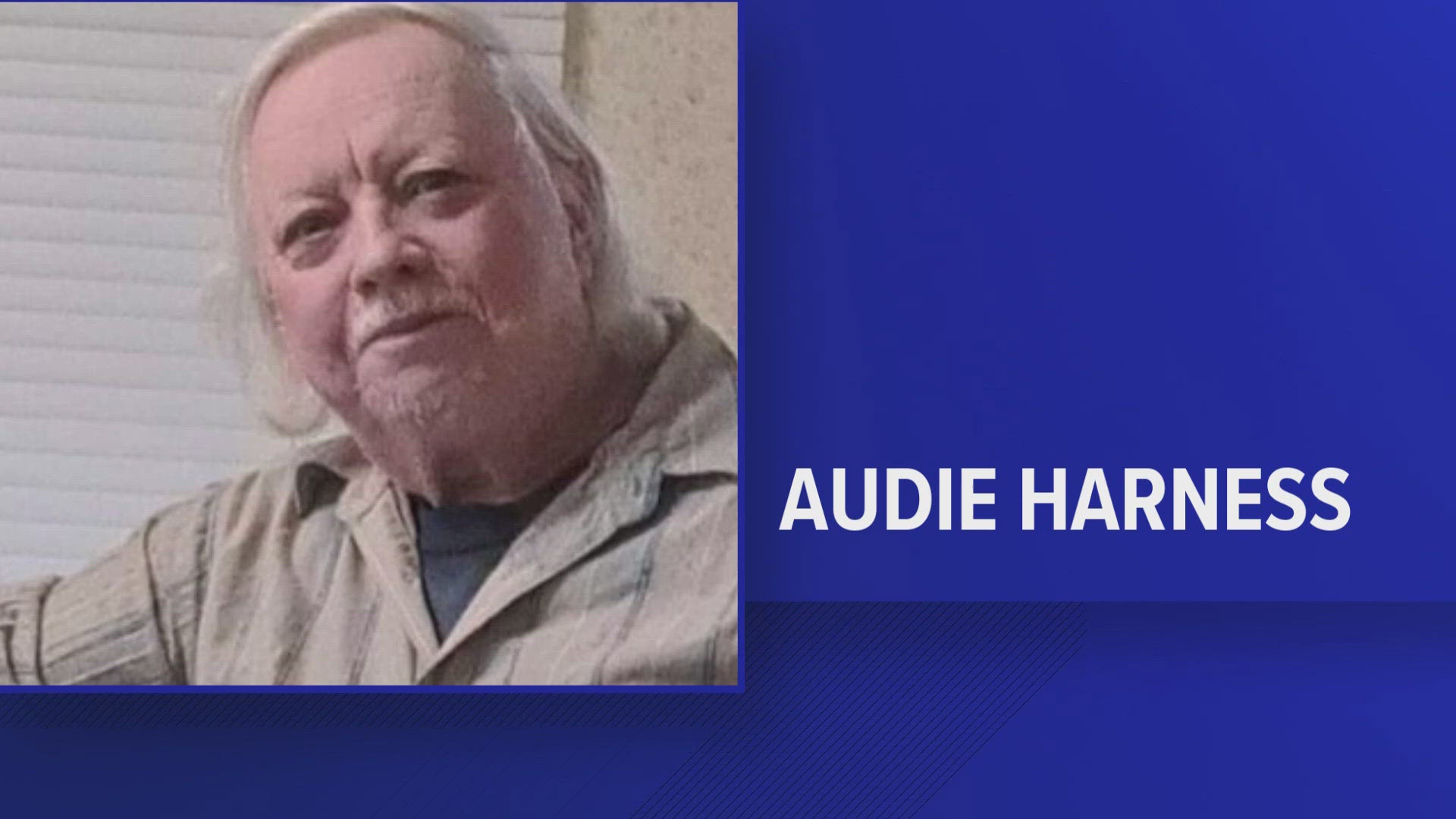 Audie Harness was last seen on May 4, according to the Tennessee Bureau of Investigation.