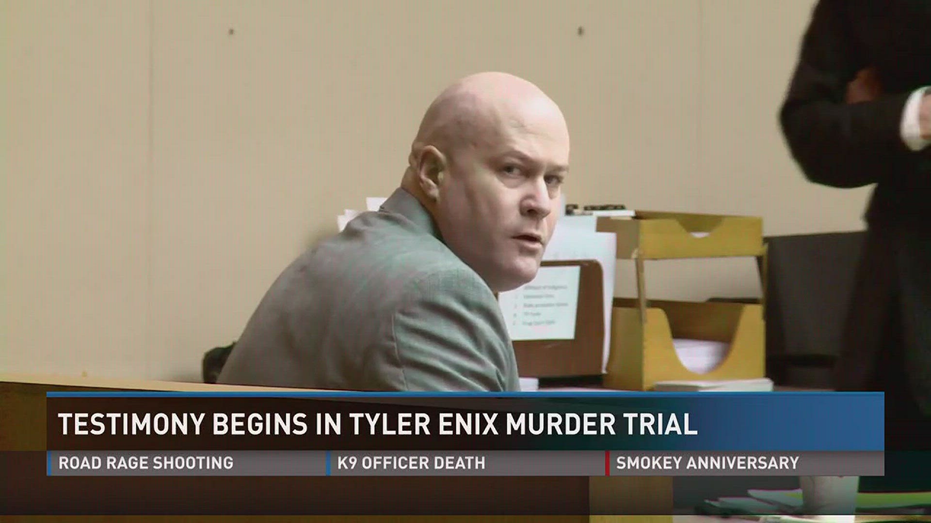 Sept. 26, 2017: A Knox County jury heard the first full day of testimony in Tyler Enix's murder trial. He's accused of killing his ex-wife Kimberly and kidnapping their then 2-year-old child in 2015.