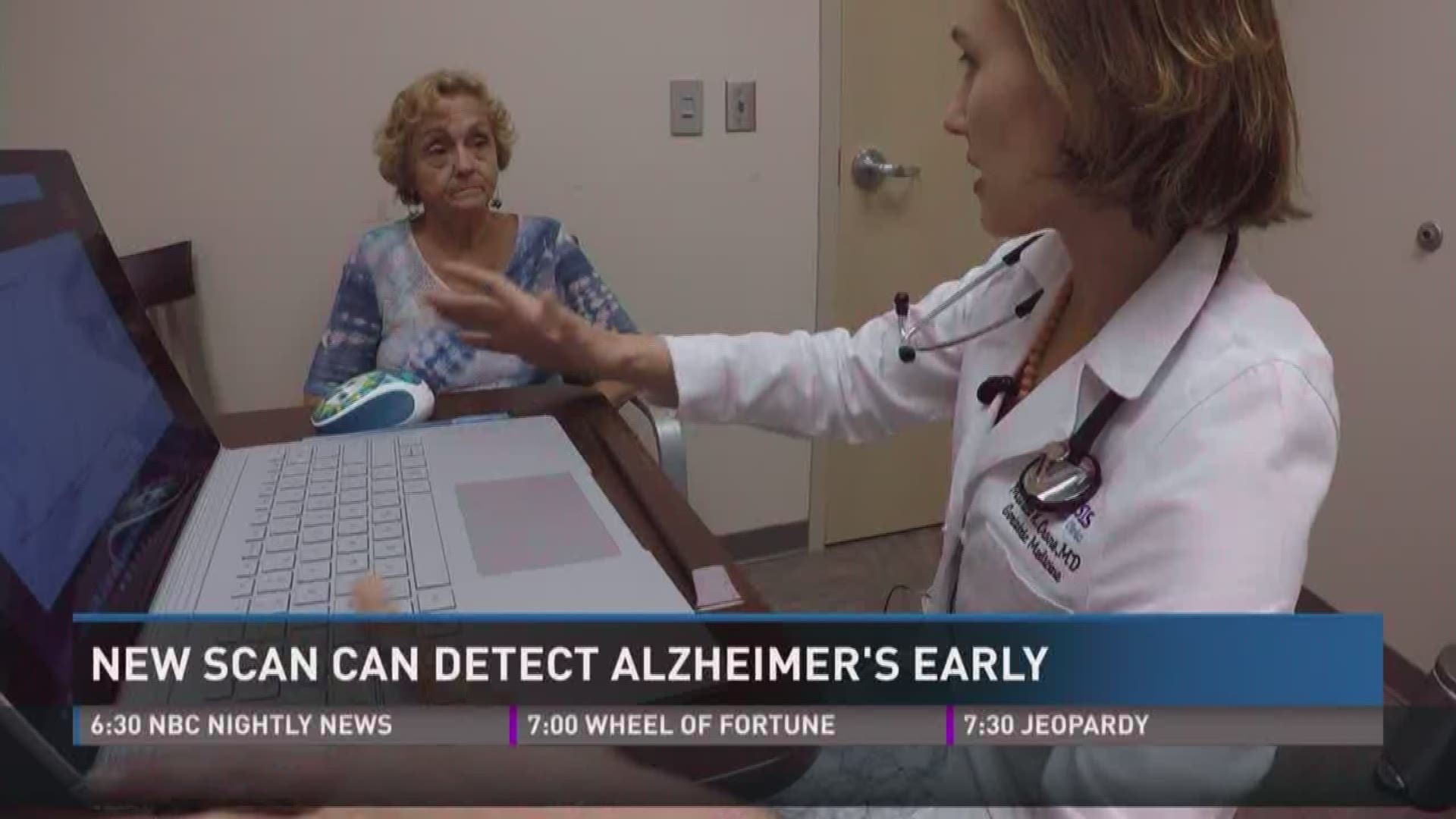 July 26, 2017: Modern medicine is helping doctors get in front of Alzheimer's disease. Doctors can actually see signs of Alzheimer's through special PET scans years before severe symptoms show up.