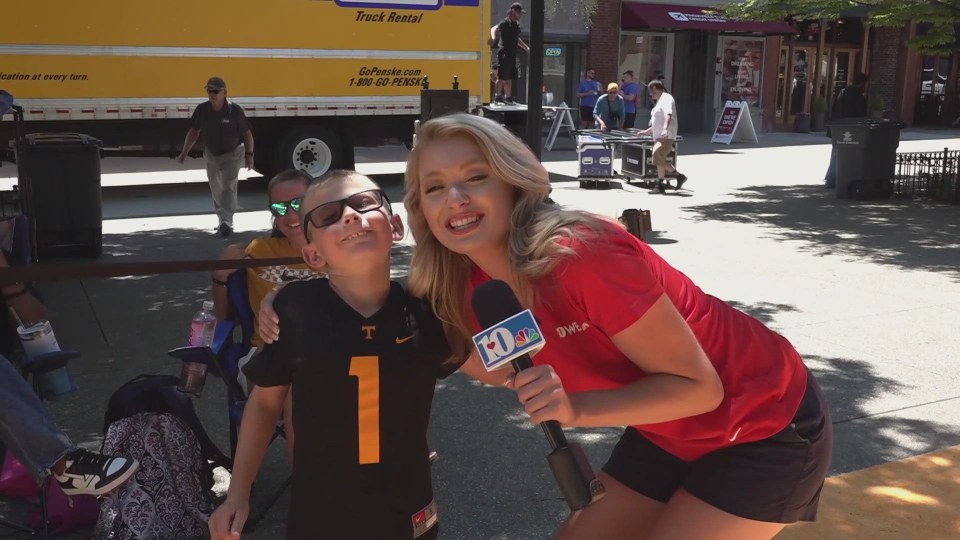 Lucas was our mini meteorologist back in January. He loves racing and wants to help people when he grows up.