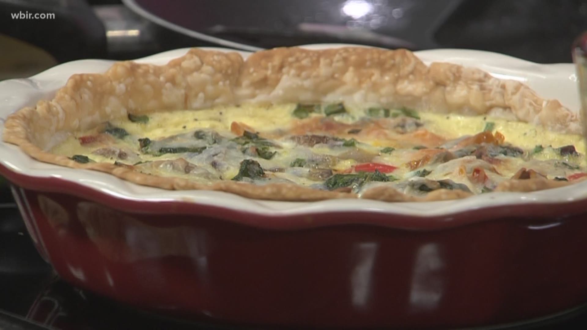 This quiche is the perfect springtime meal to make with your family.