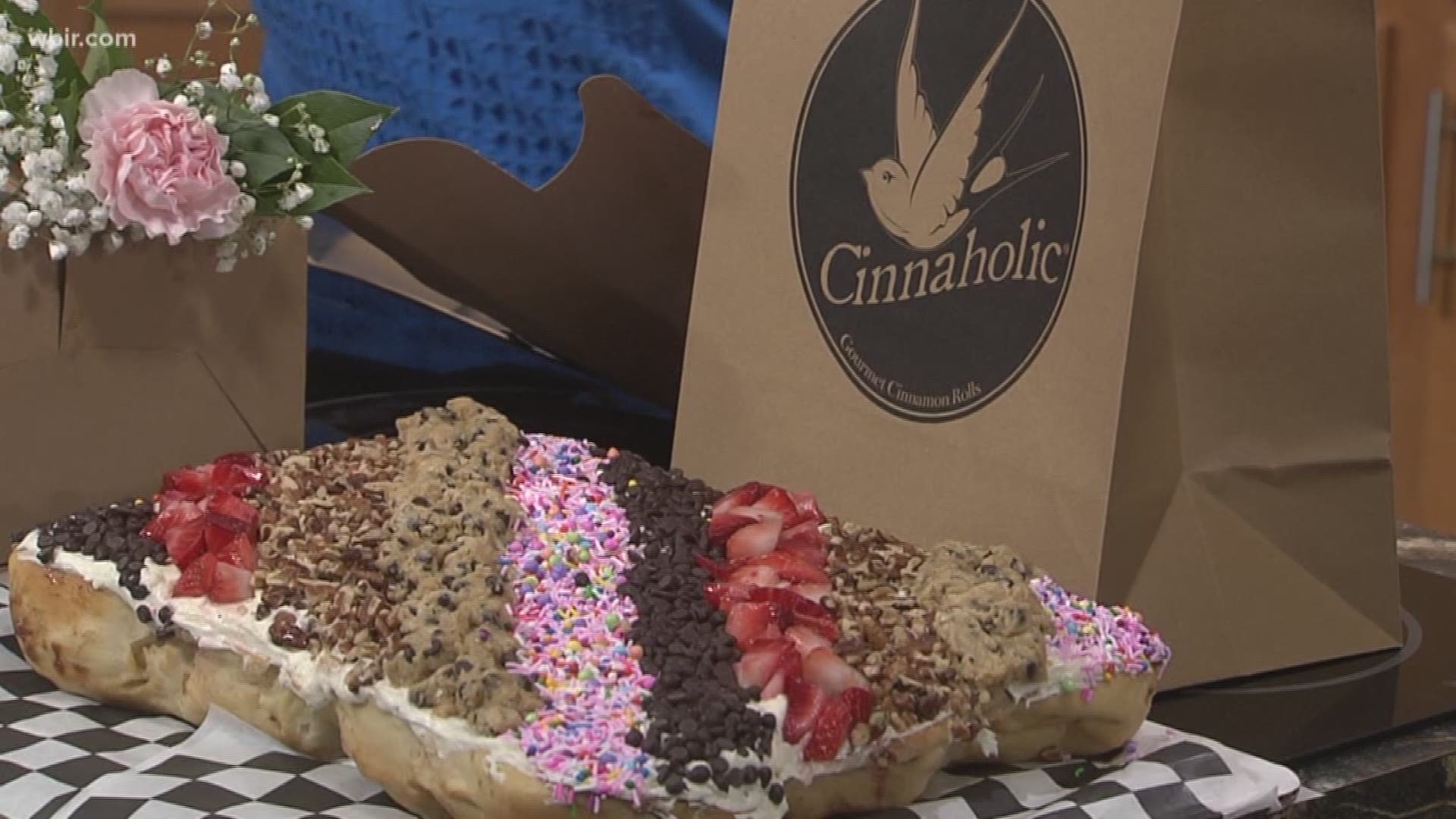 Cinnaholic brought some sweet treats for Mother's Day!
