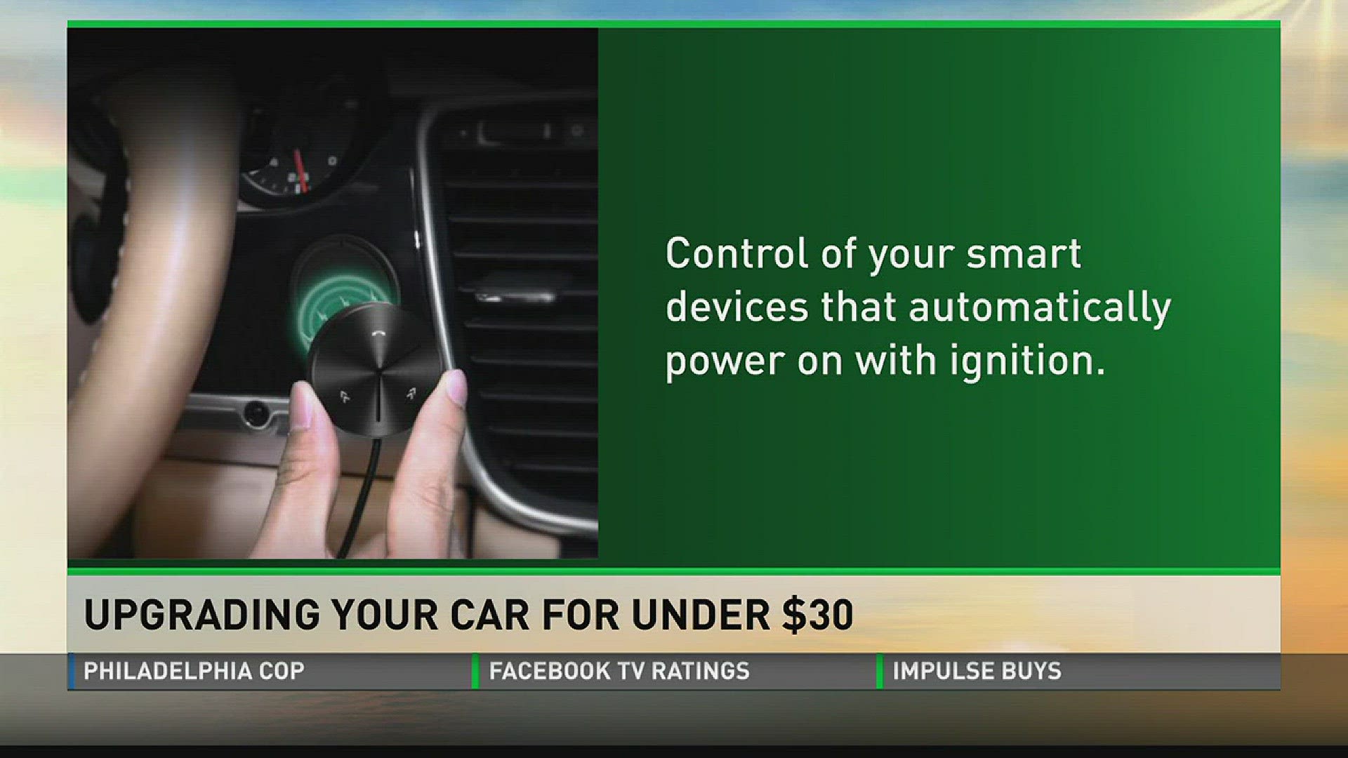 Money man Matt Granite features a wireless car kit so you can safely operate your smart phone while you drive.