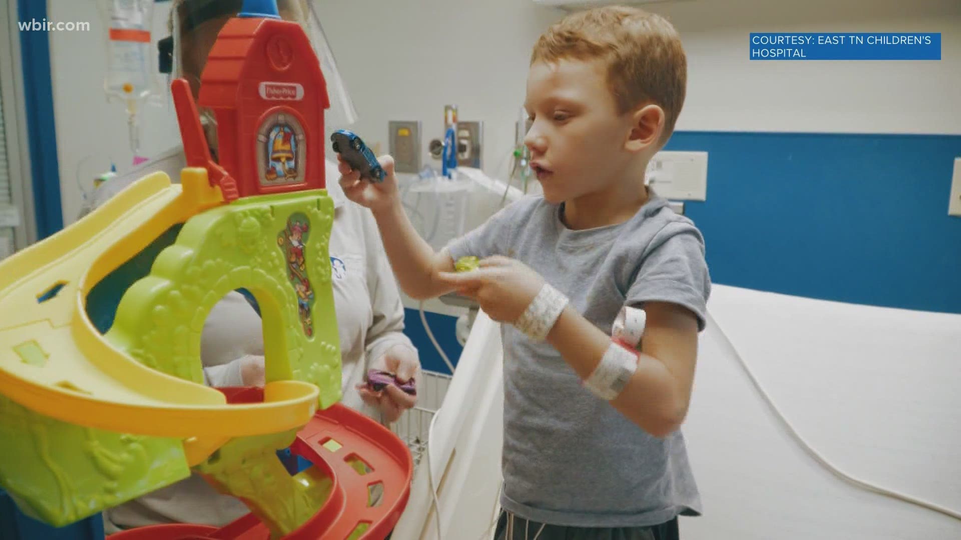 In just one year, 4-year-old Cooper Stansbury has conquered six rounds of chemotherapy, two stem cell transplants and 14 days of proton therapy.