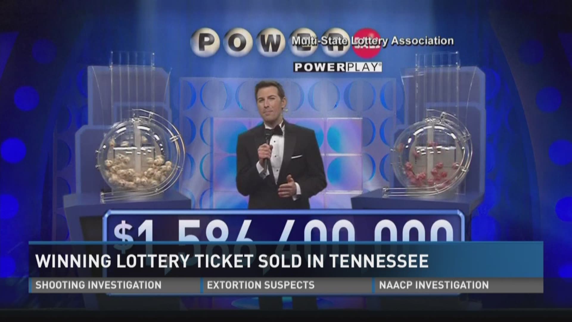 A record $1.586 Billion was up for grabs in the Powerball jackpot.