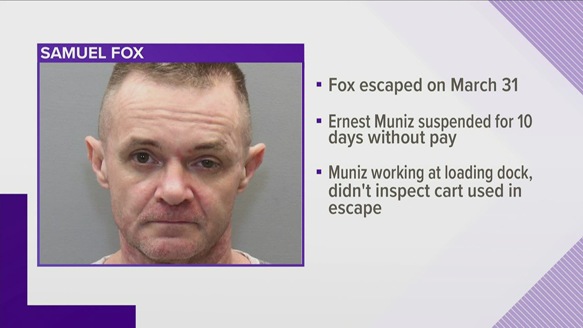 A second Knox County corrections employee has been disciplined after an inmate escaped from the county jail in March.