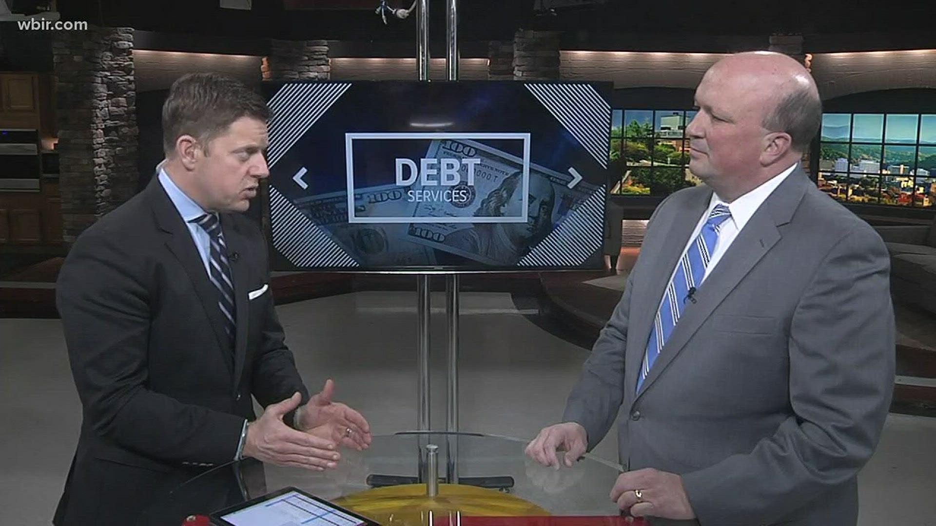 Knox County Mayoral Candidate Brad Anders talks about debt services in Knox County.