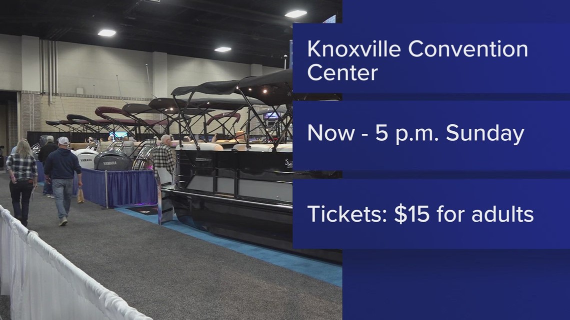 Downtown Knoxville Boat Show underway at Knoxville Convention Center