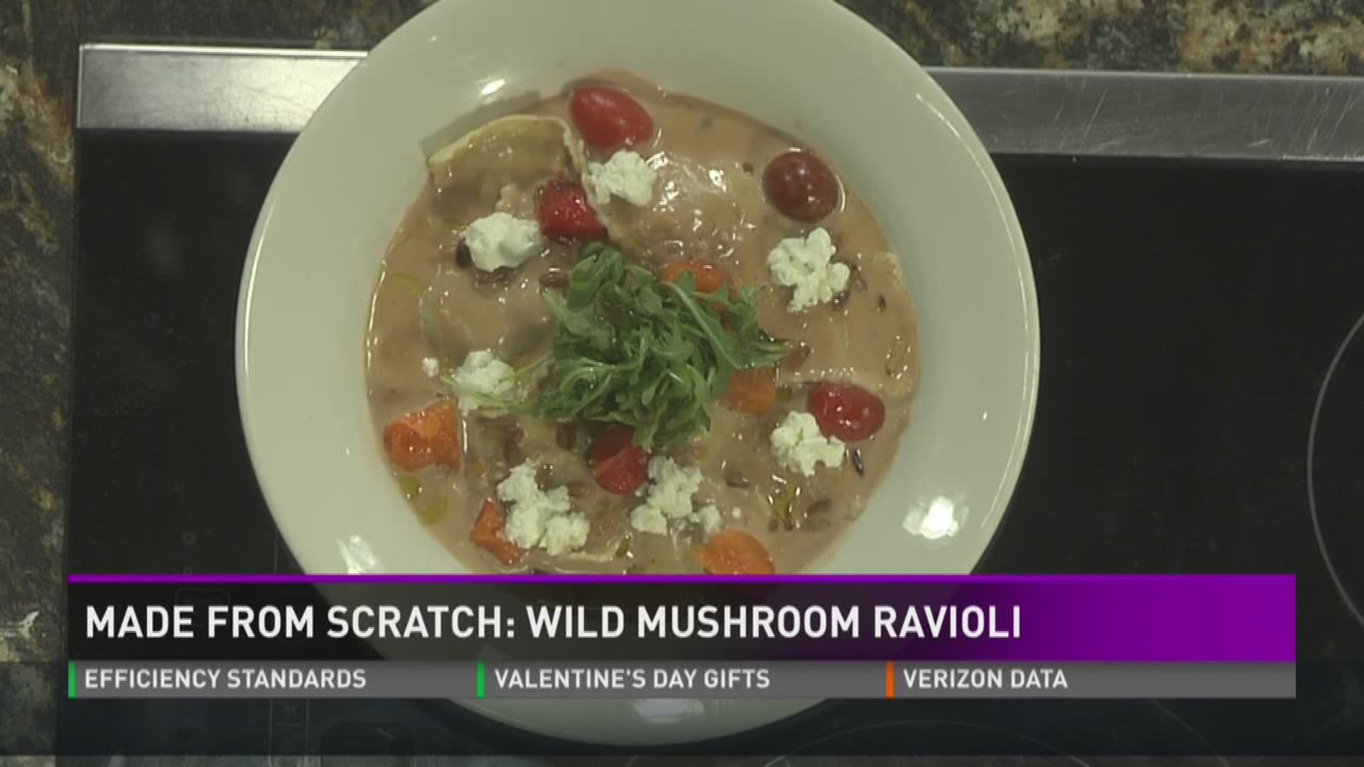 Frank Aloise from Cappucinno's came on 10News at Noon to discuss how to make wild mushroom ravioli.