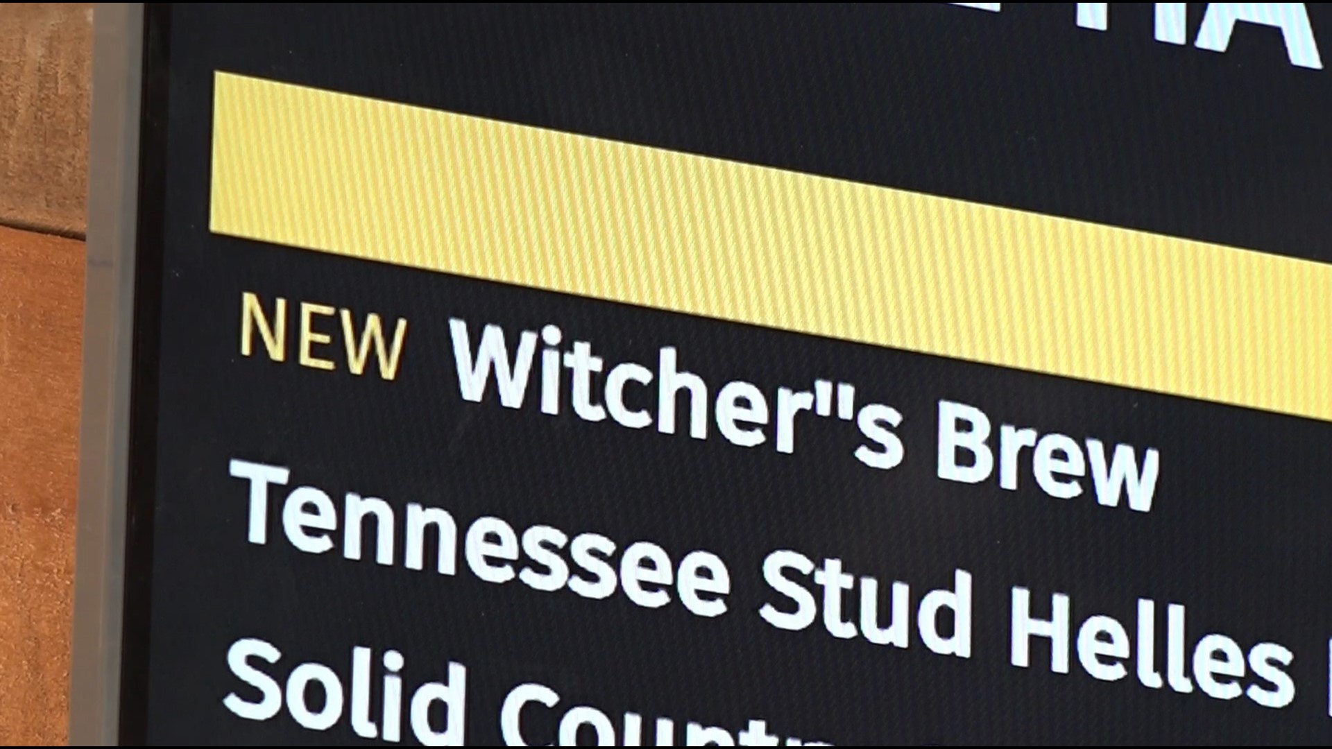 "Witcher's Brew" is an amber lager on tap now at Orange Hat in celebration of Mike's time at WBIR!