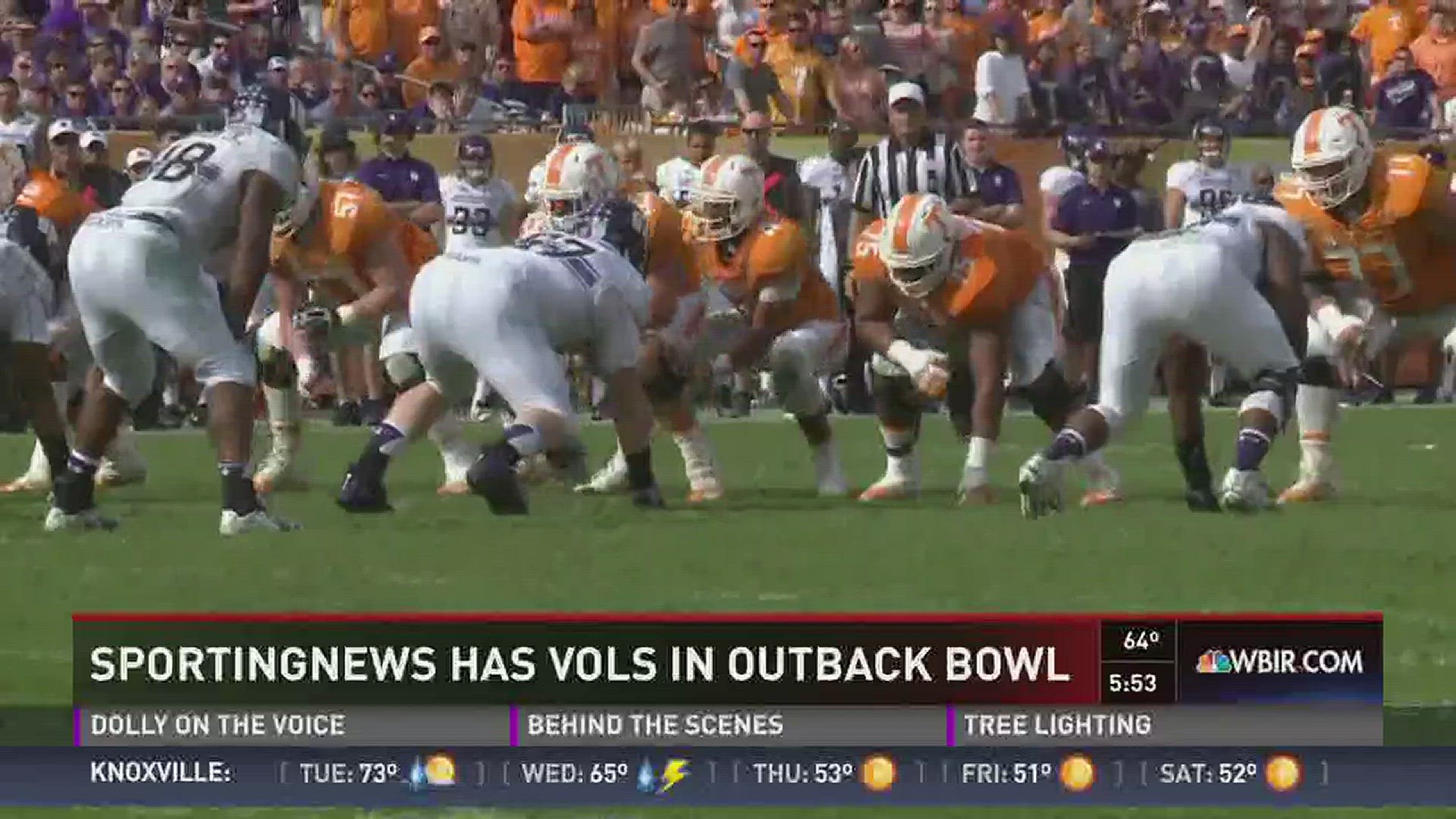 Sporting News has the Vols taking on Nebraska in the Outback Bowl, where the Vols played Northwestern just a season ago. The staff reveals their picks.