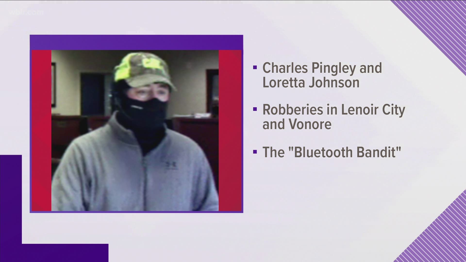 Authorities said the siblings robbed three banks across the region in late 2020.