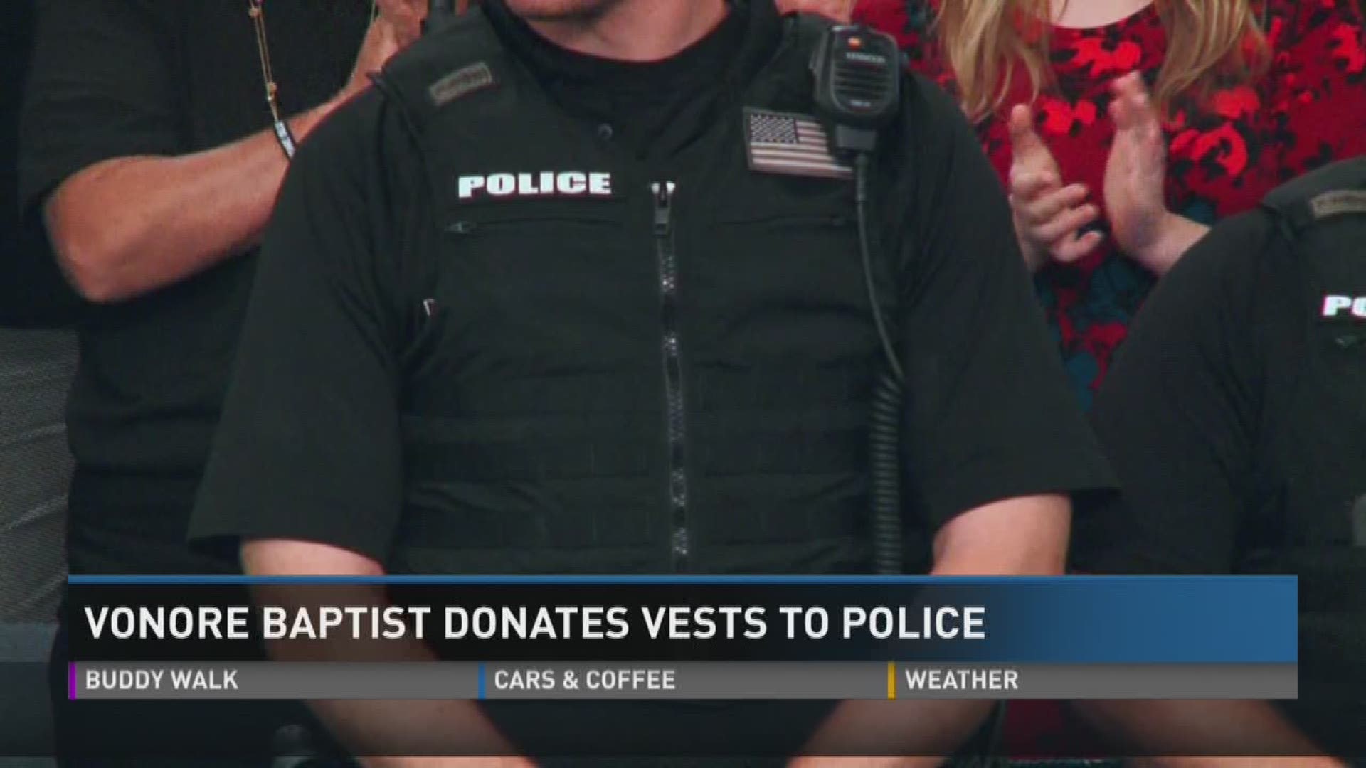 Vonore Baptist church donates vest to police