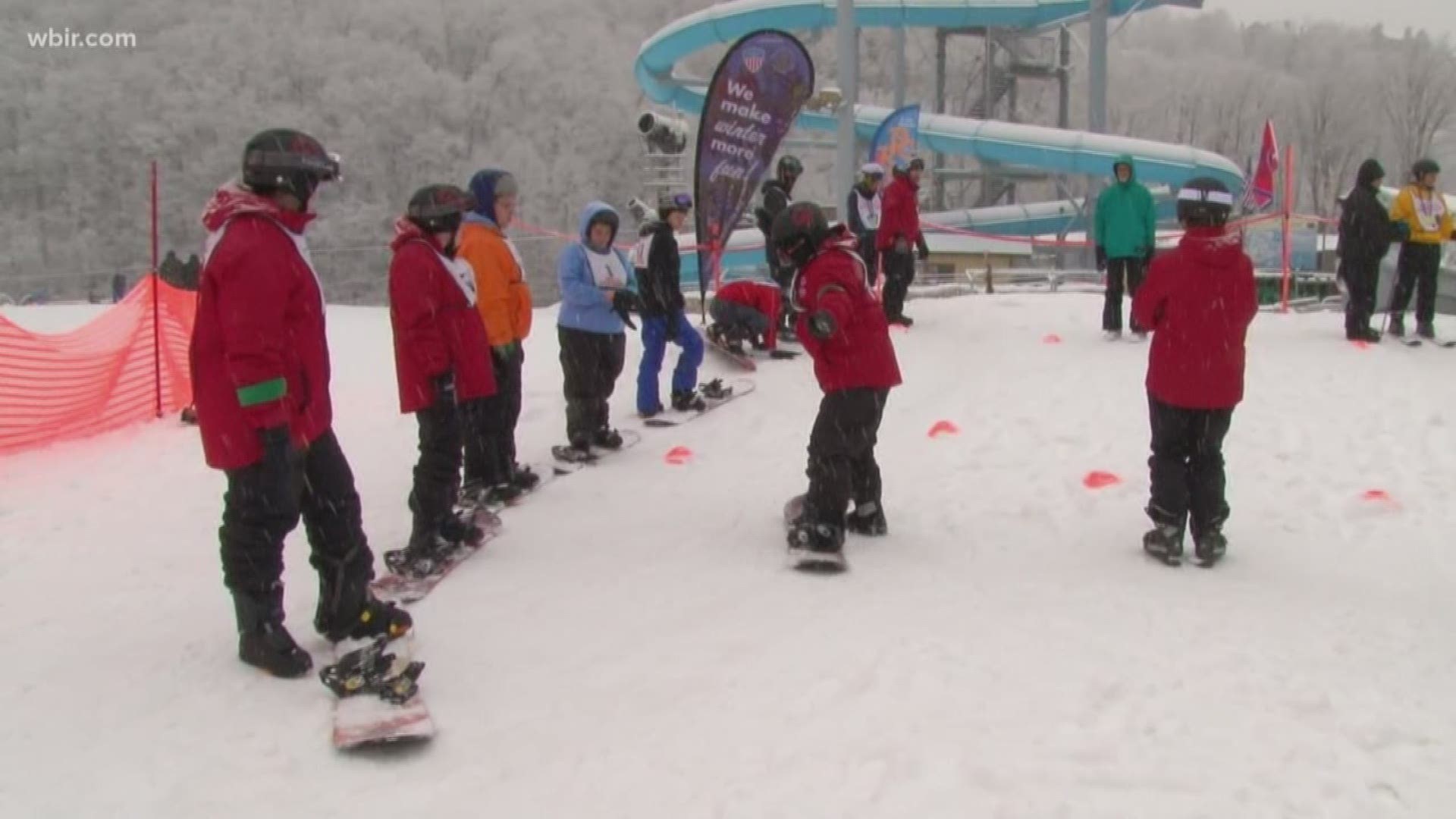 In Sevier County, the snow was a welcome sight for athletes competing in the Special Olympics Winter Games at Ober Gatlinburg.