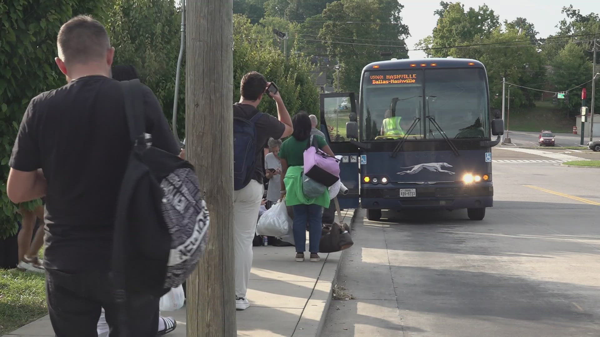 We spent the day waiting for the Greyhound bus at a KAT stop on Kirkwood Street. Here's what we learned.