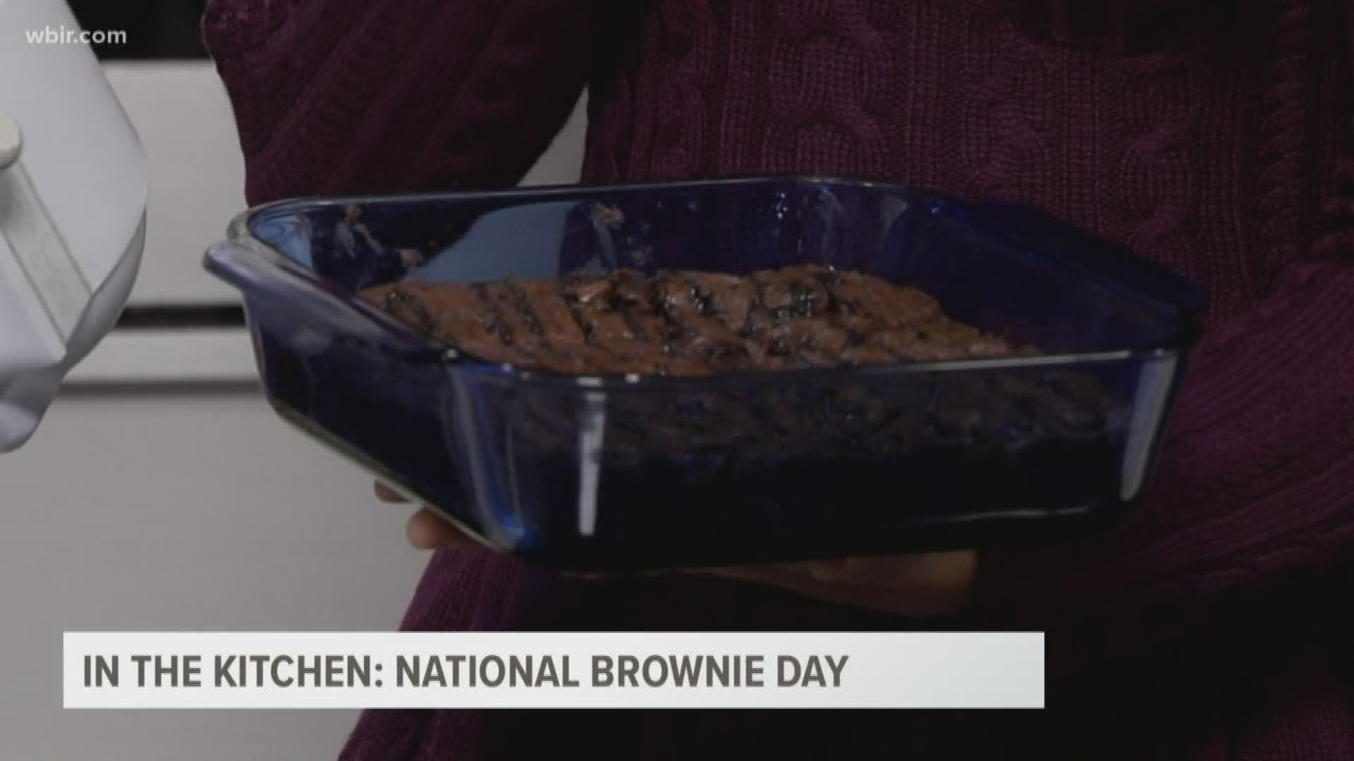 We're in the kitchen making brownies for National Brownie Day!