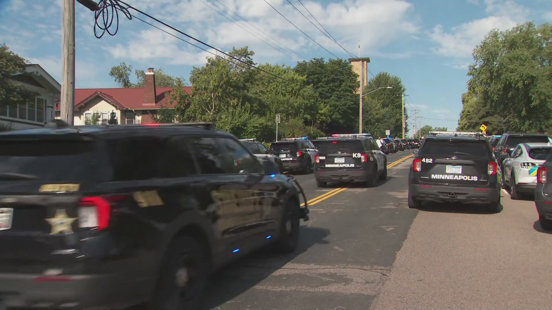Police say a lone gunman dressed in black approached Annunciation Church just before 8:30 a.m. and started firing at worshipers through the windows. 