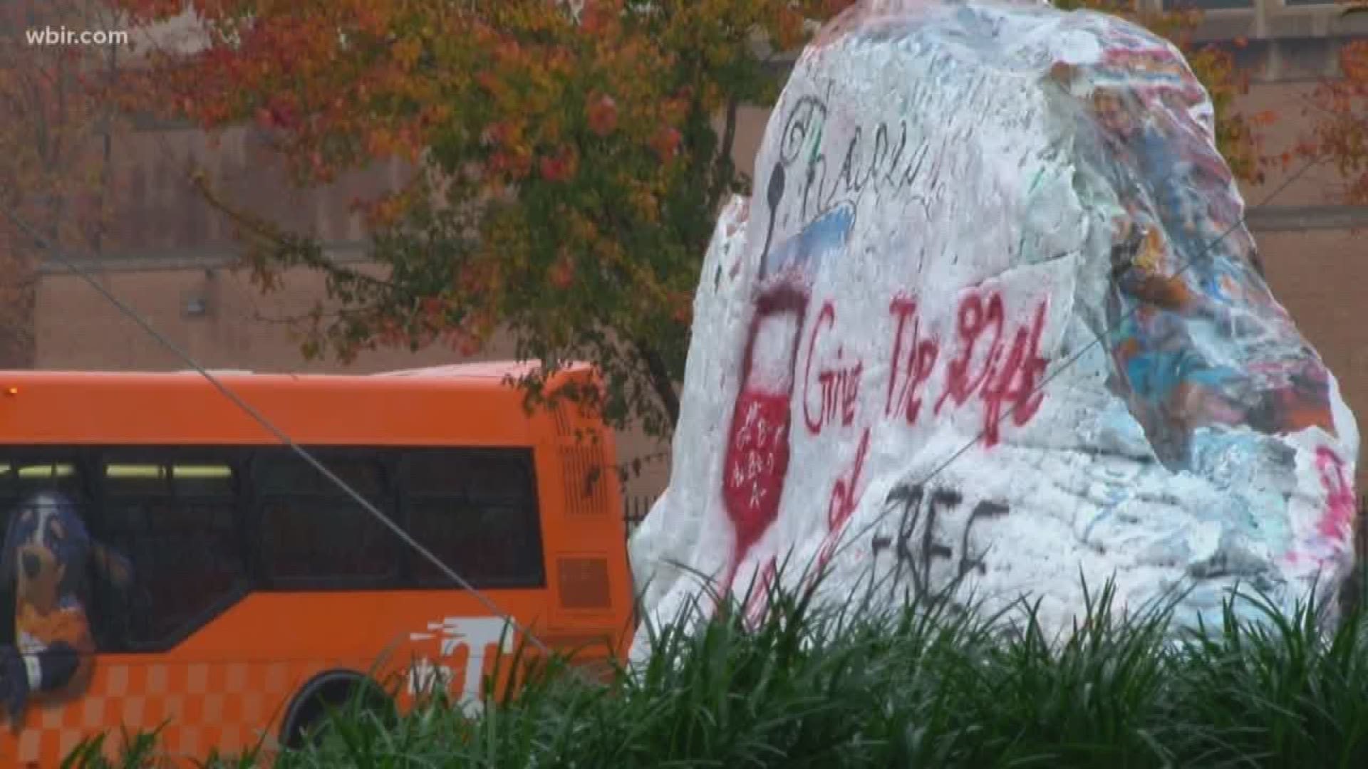 The symbols of hate went up Saturday night. Since then, they've been painted over with messages of unity. Many of people asked why campus police aren't doing more to prevent hate speech..