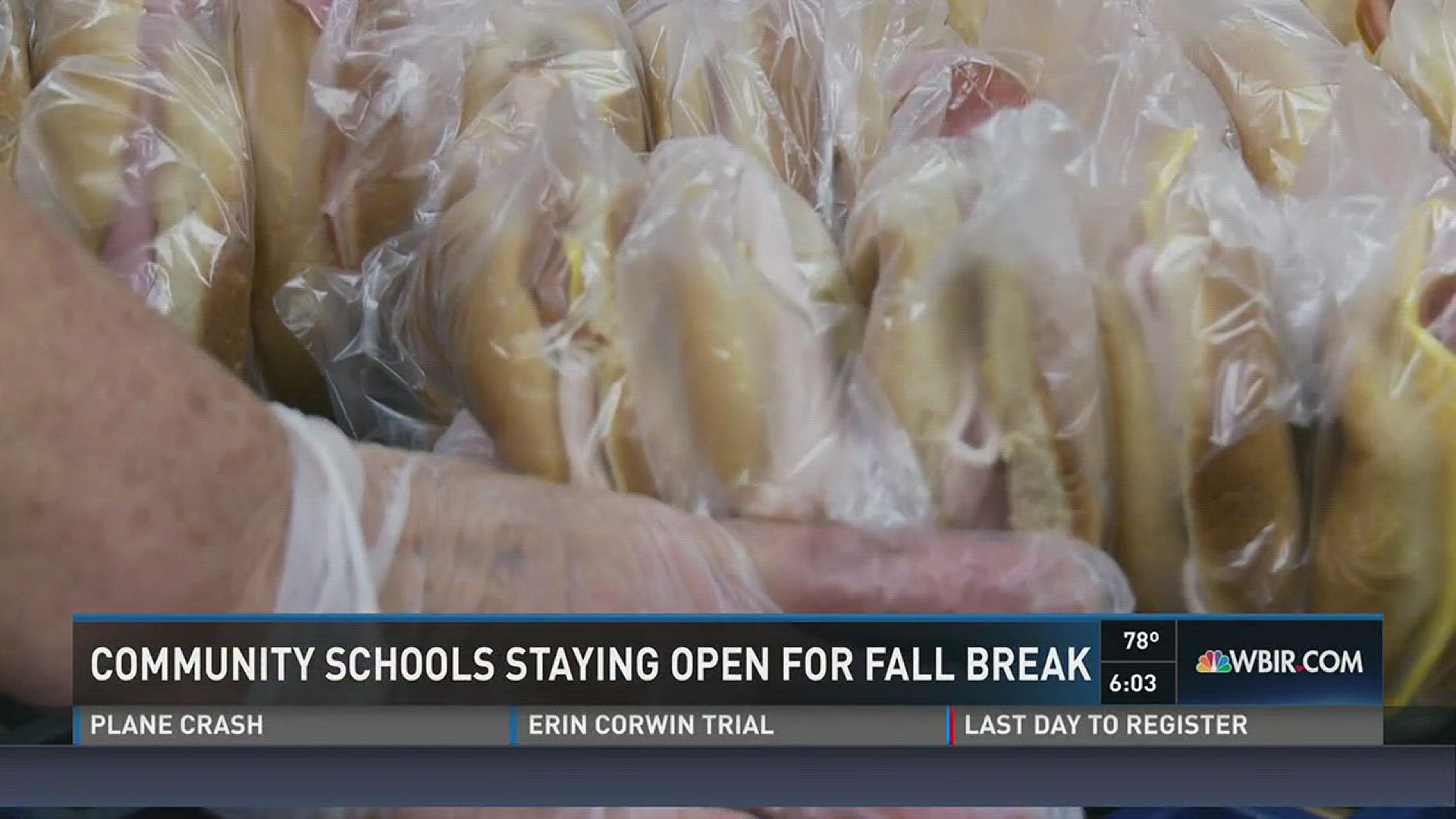 Oct. 11, 2016: It's fall break for thousands of students in East Tennessee, but four Knox County community schools are staying open to give students access to meals and a safe place to stay during the break.