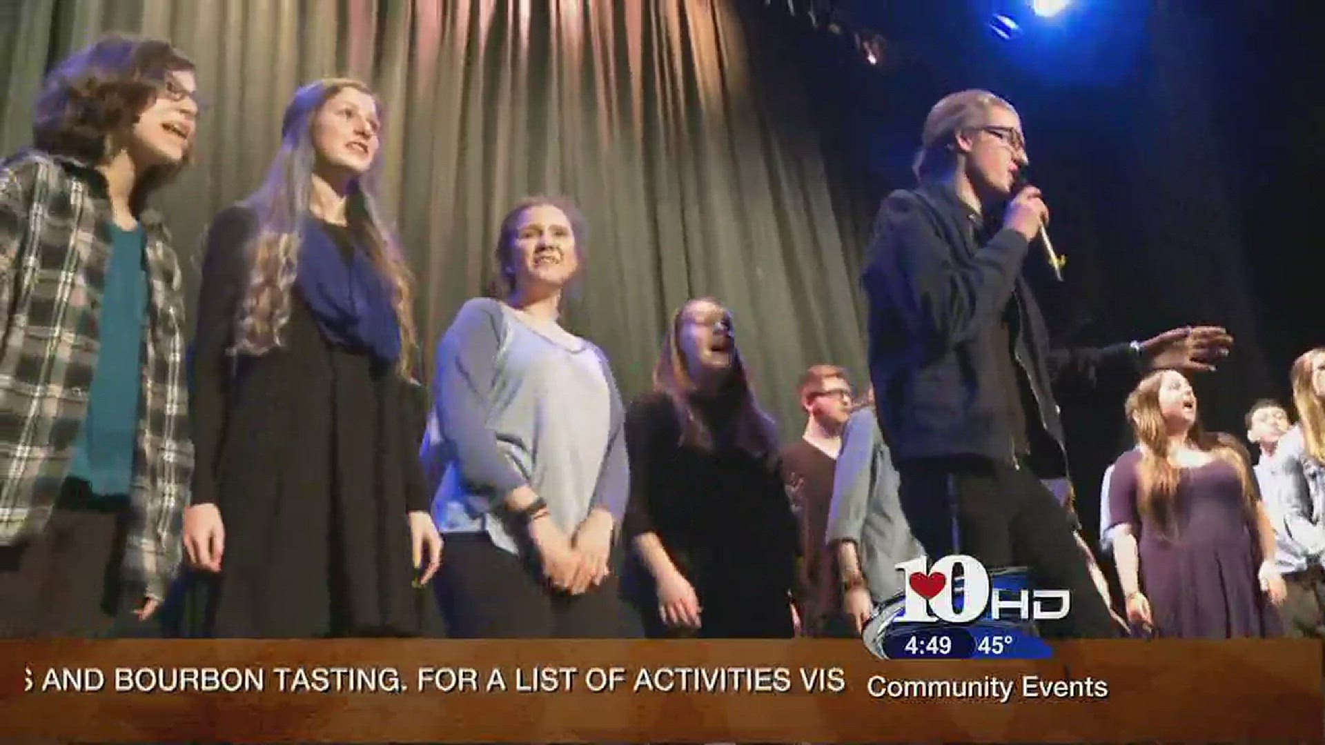 Live at Five at 4January 26, 2017Members of the Seymour High School rEAGLE Harmonics A Capella group perform a medley of Michael Jackson hit songs.