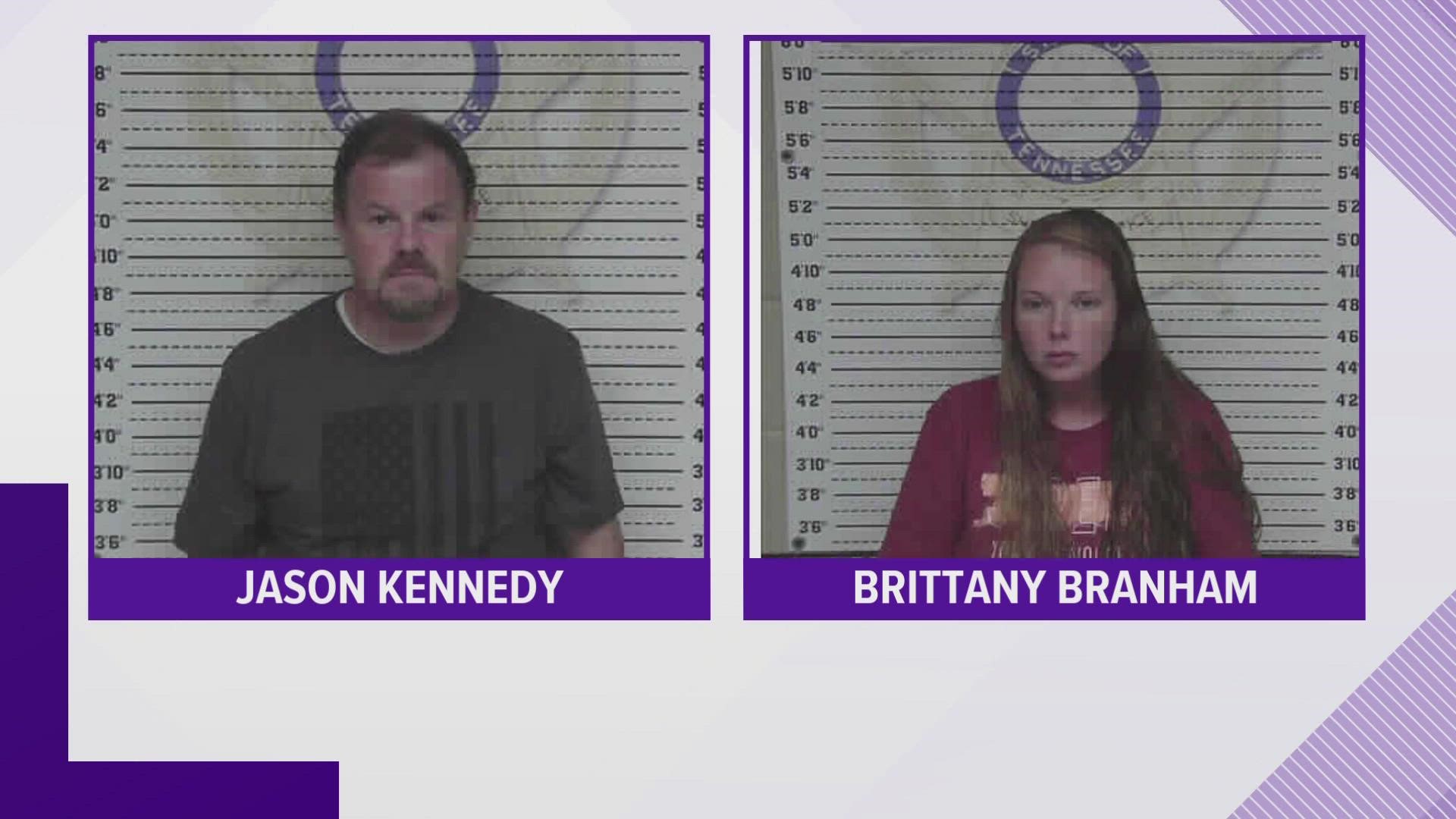 Jason L. Kennedy and Brittany Branham both worked at Liberty Christian Academy in McMinn County, according to McMinn County Sheriff Joe Guy.