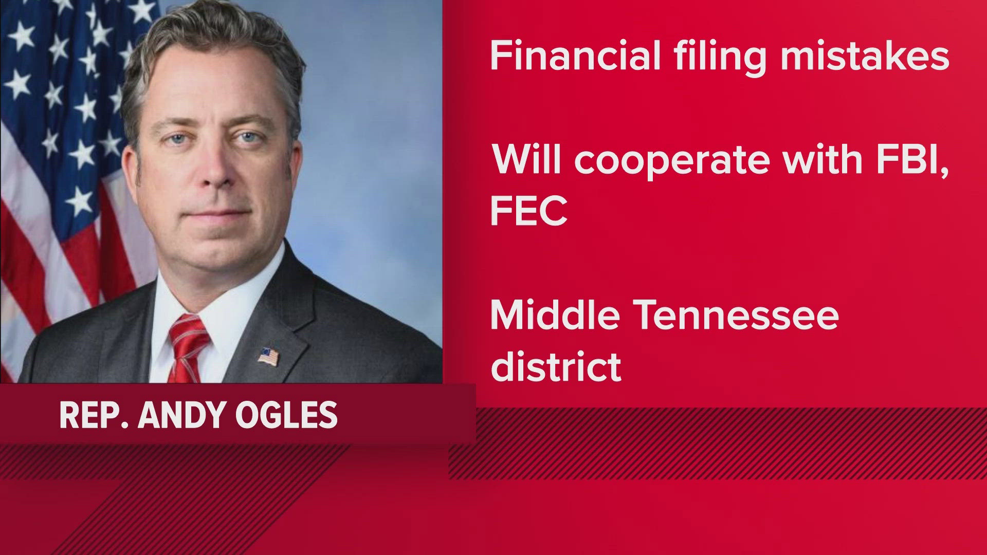 Tennessee congressman Andy Ogles says the FBI has confiscated his cell phone amid a probe into campaign finance.