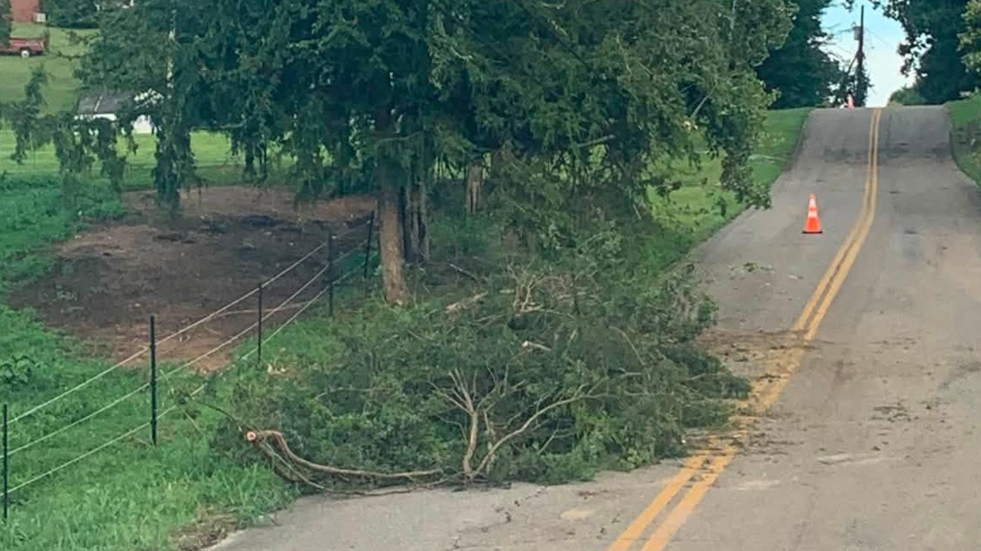 Moderate Rear Damage Up to 10 homes damaged after strong winds in Morristown, NWS says ...