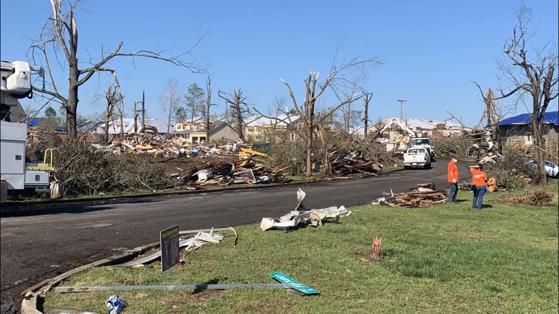 Knoxville crews share experiences after helping clear tornado damage in