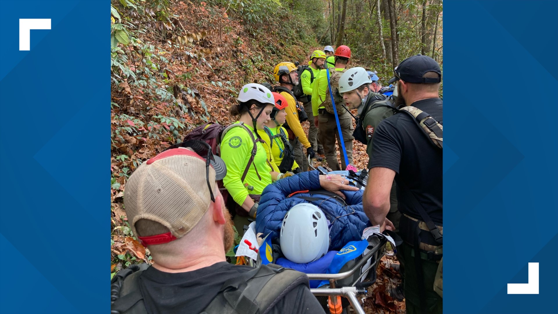 Injured hiker rescued in the Great Smoky Mountains | wbir.com