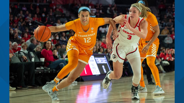 Tennessee Lady Vols defeat Georgia, moving to 7-0 in SEC play