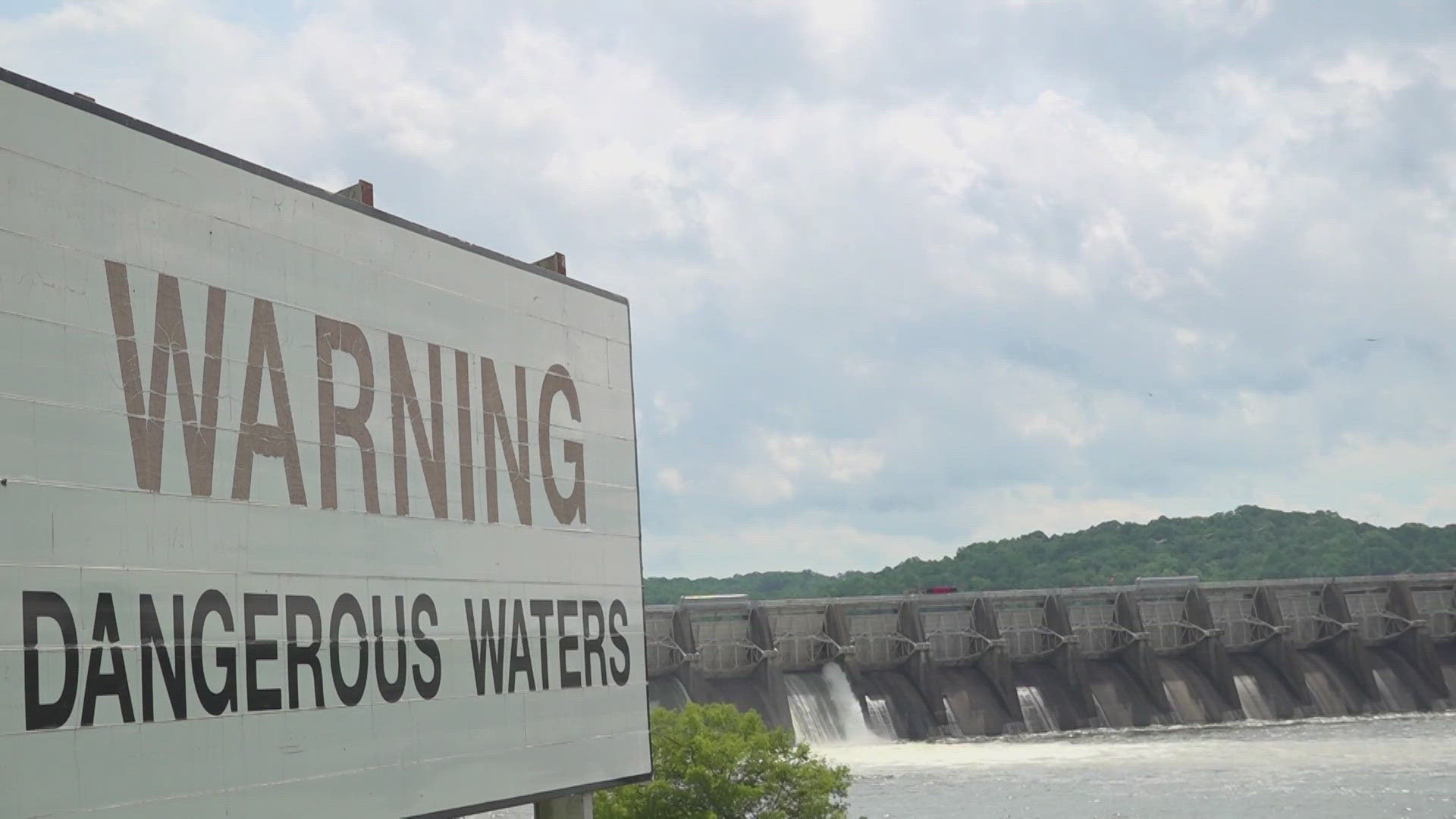 Officials said the spillway will be open until further notice. More than 26,000 cubic feet of water move through the spillway every second.