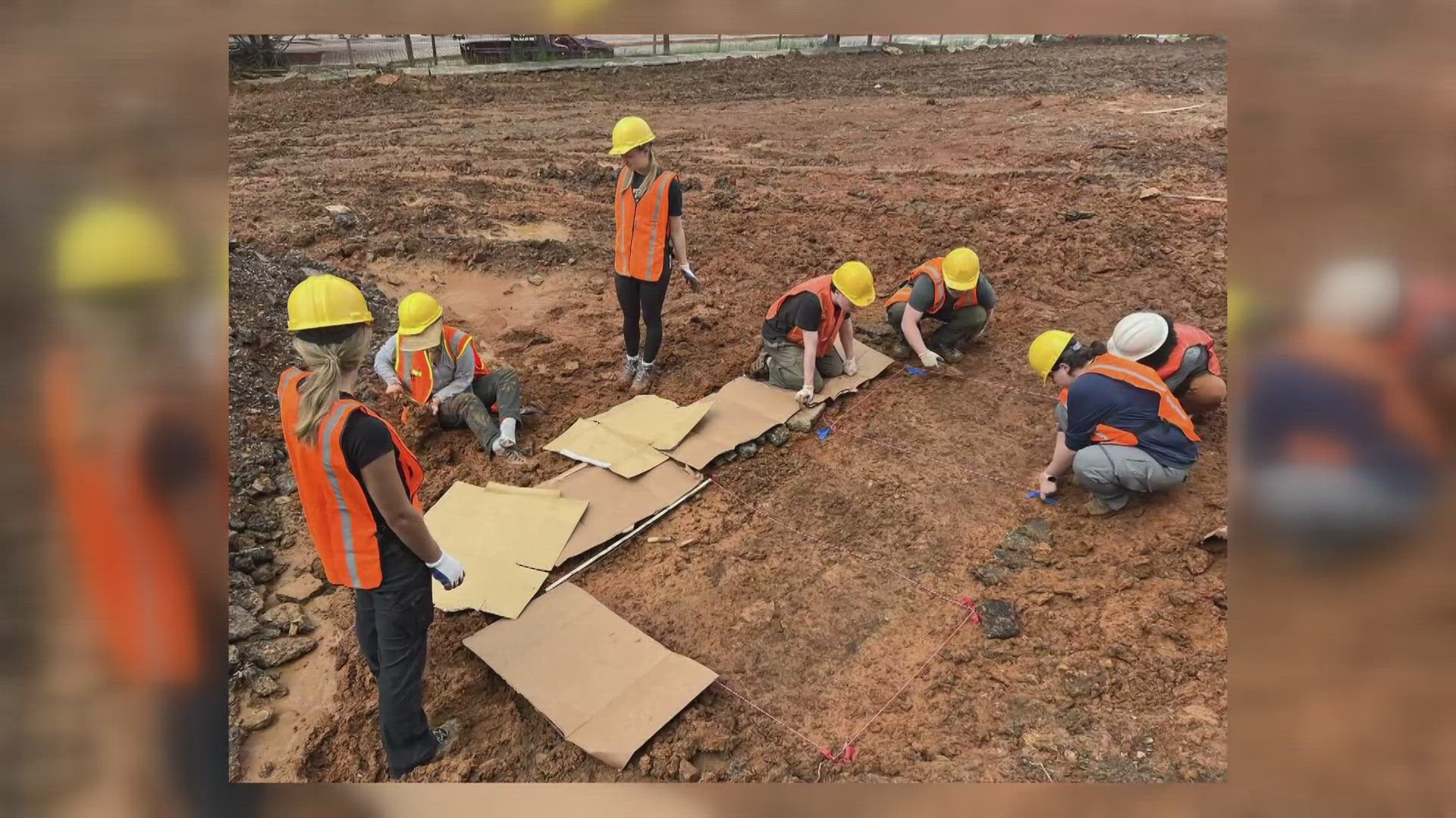 Students found remnants of a Civil War trench likely shoveled out by Union soldiers more than 150 years ago.