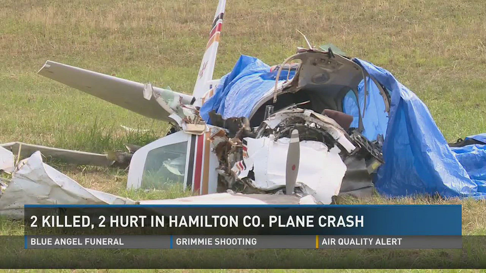Two people were killed in a plane crash in Hamilton County.