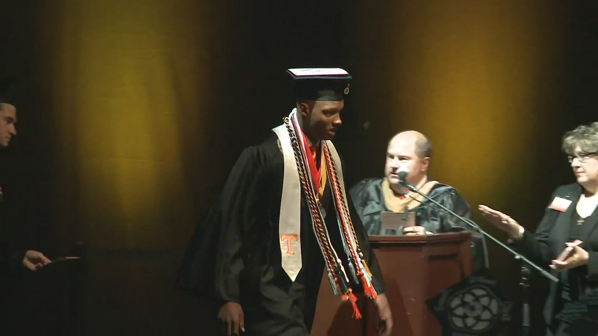 Former Vols QB Josh Dobbs walked across the stage on Thursday to receive his bachelor's degree from Tennessee. Friday morning he'll practice for the first time as a Pittsburgh Steeler.