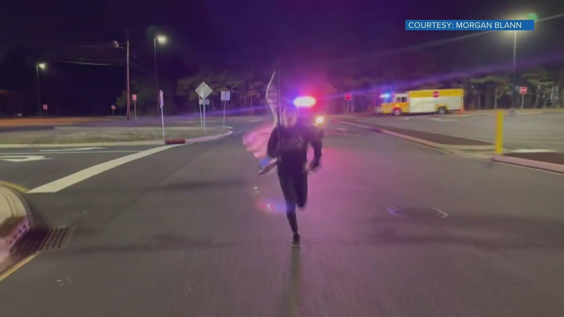 A 13-year-old girl from New Jersey has volunteered to run the traditional one mile for deputy McCowan Thursday night.