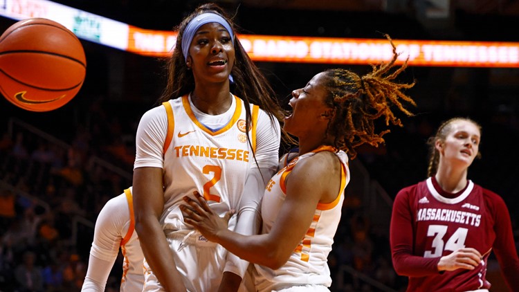 Lady Vols defeat UMass 74-65 for first win of the season