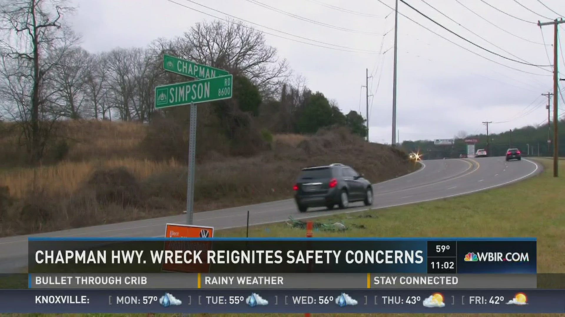 Business owners and state leaders express their concerns about the safety of Chapman Highway... after a deadly crash there took the lives of three people this weekend.