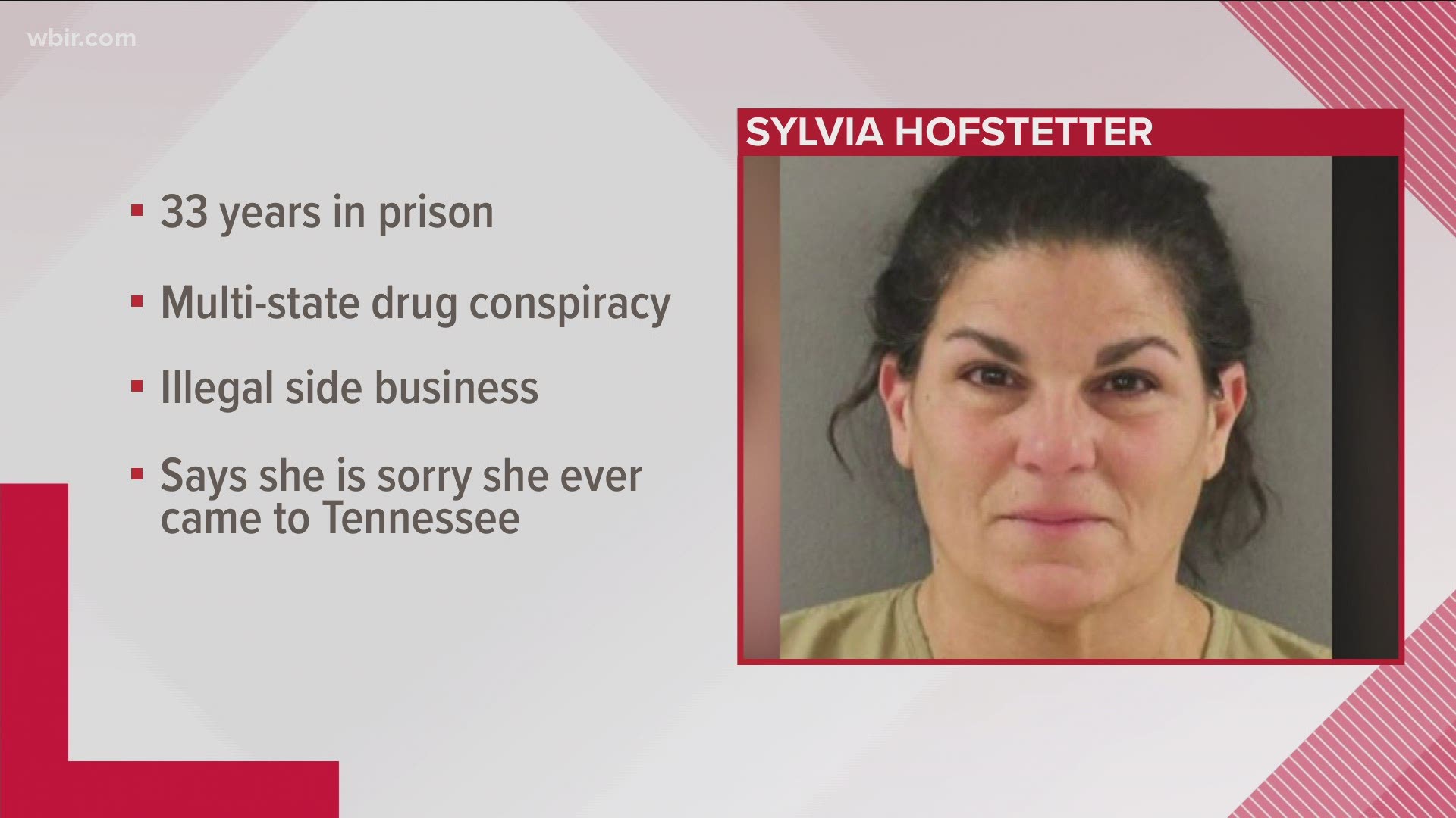 The Florida woman who oversaw several East Tennessee pill mills must spend 33 years in prison for her crimes.