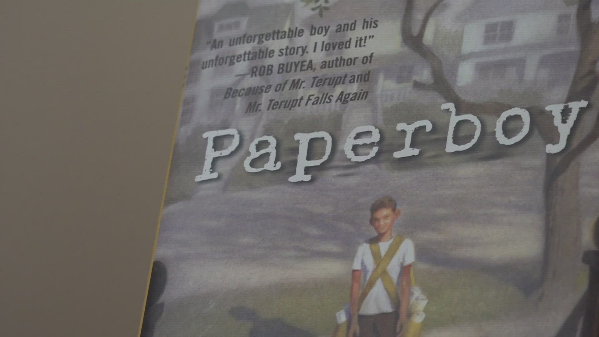 The story is about an 11-year-old boy, Vince Vawter, who navigates through the world as a person with a stutter.