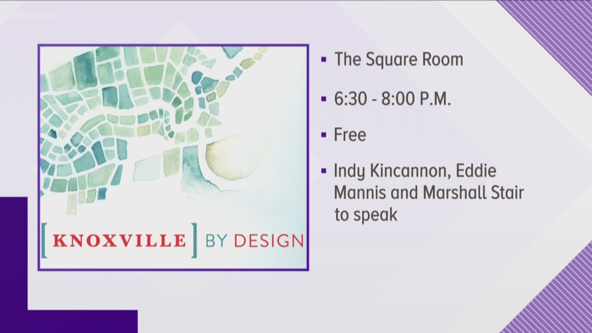 Mayoral candidates Indya Kincannon, Eddie Mannis and Marshall Stair will share how their visions and policies could impact Knoxville.