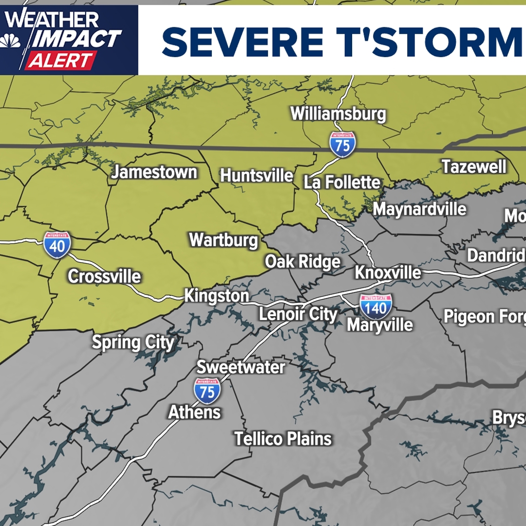 Tracking potentially severe storms across East Tennessee on Friday ...