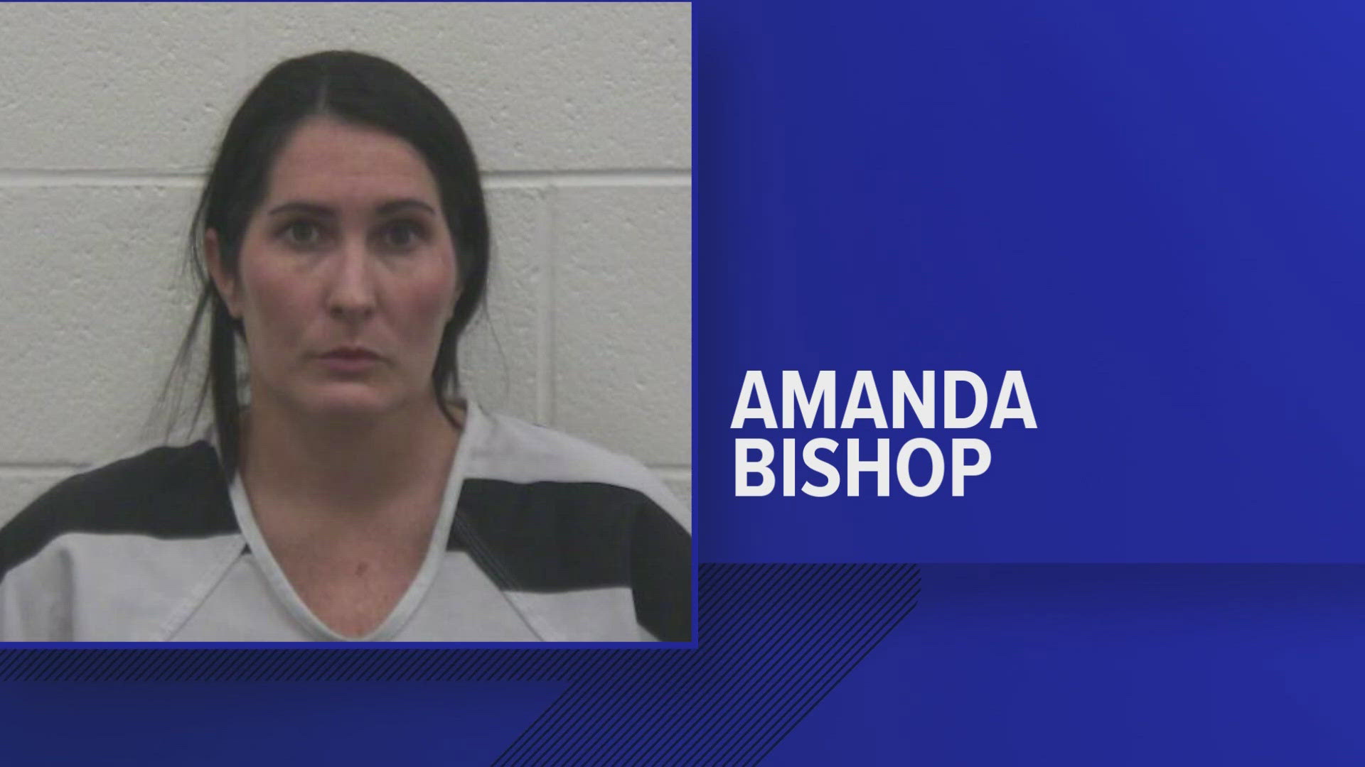 The Loudon County Sheriff's Office said Amanda Bishop posted bond on Thursday and is no longer in custody.