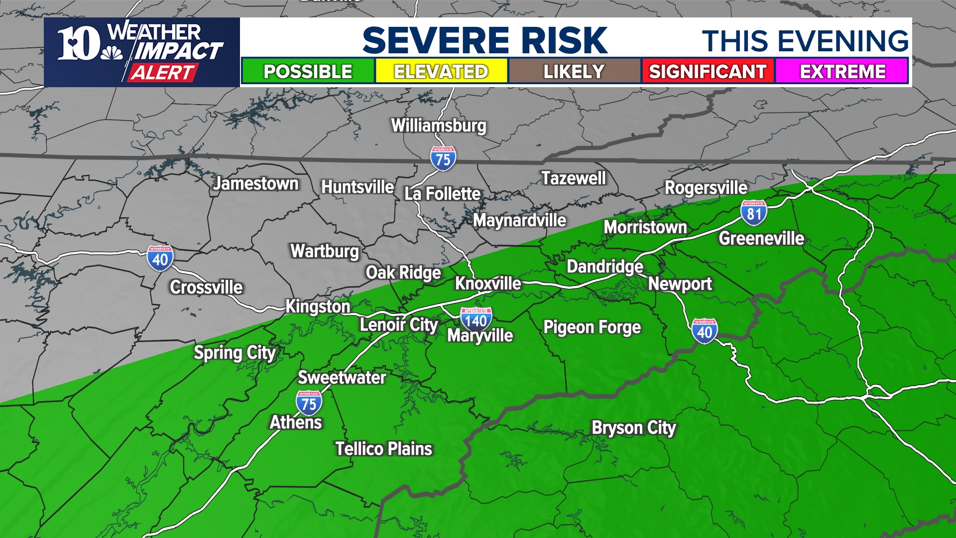 Weather Impact Alert: Localized flooding and few storms possible this ...